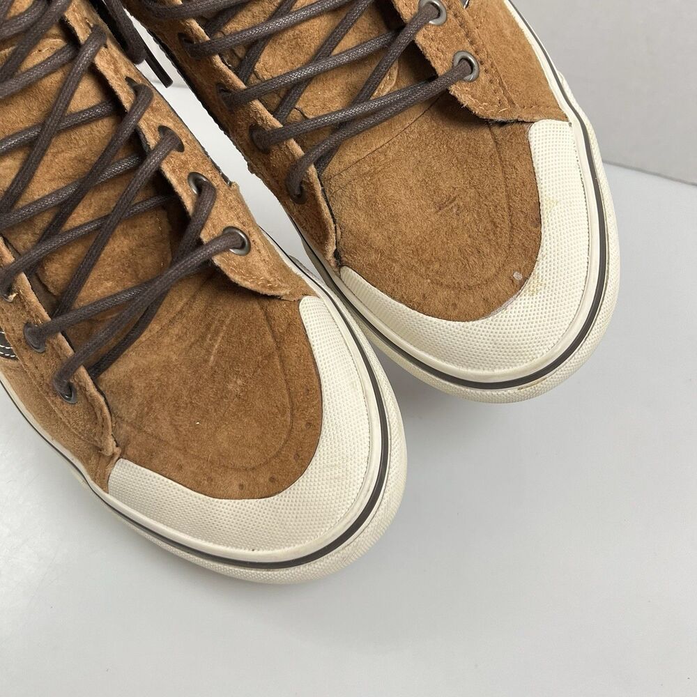 Vans Sk8-Hi MTE 2.0 DX Glazed Ginger Suede Plaid Men’s Size 9 - Picture 6 of 9